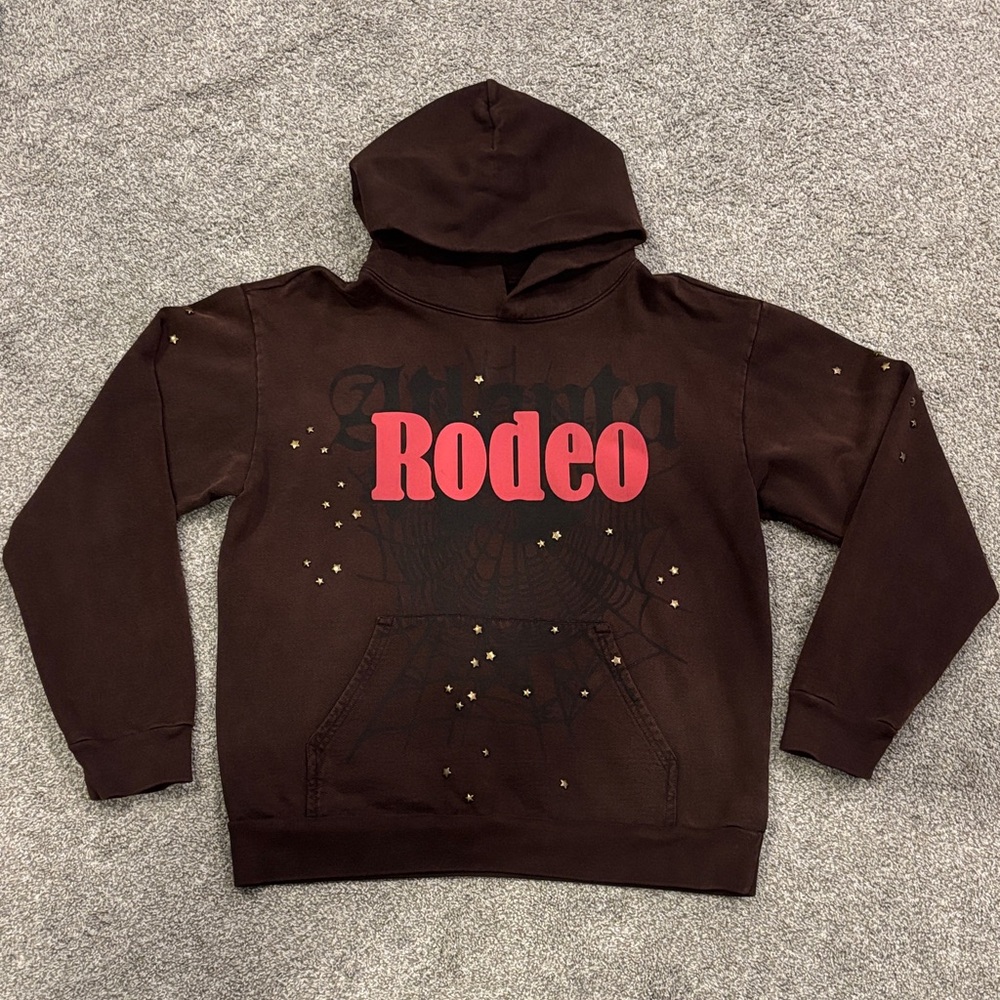 Preloved Travis Scott Cactus Jack x Sp5der Days Before Rodeo Hoodie Sz Large